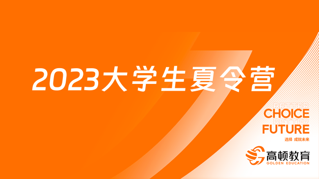 2023大學(xué)生夏令營